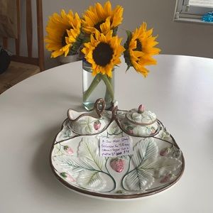 A. Zen-Nove Cream and Sugar Platter Exclusively for Tiffany